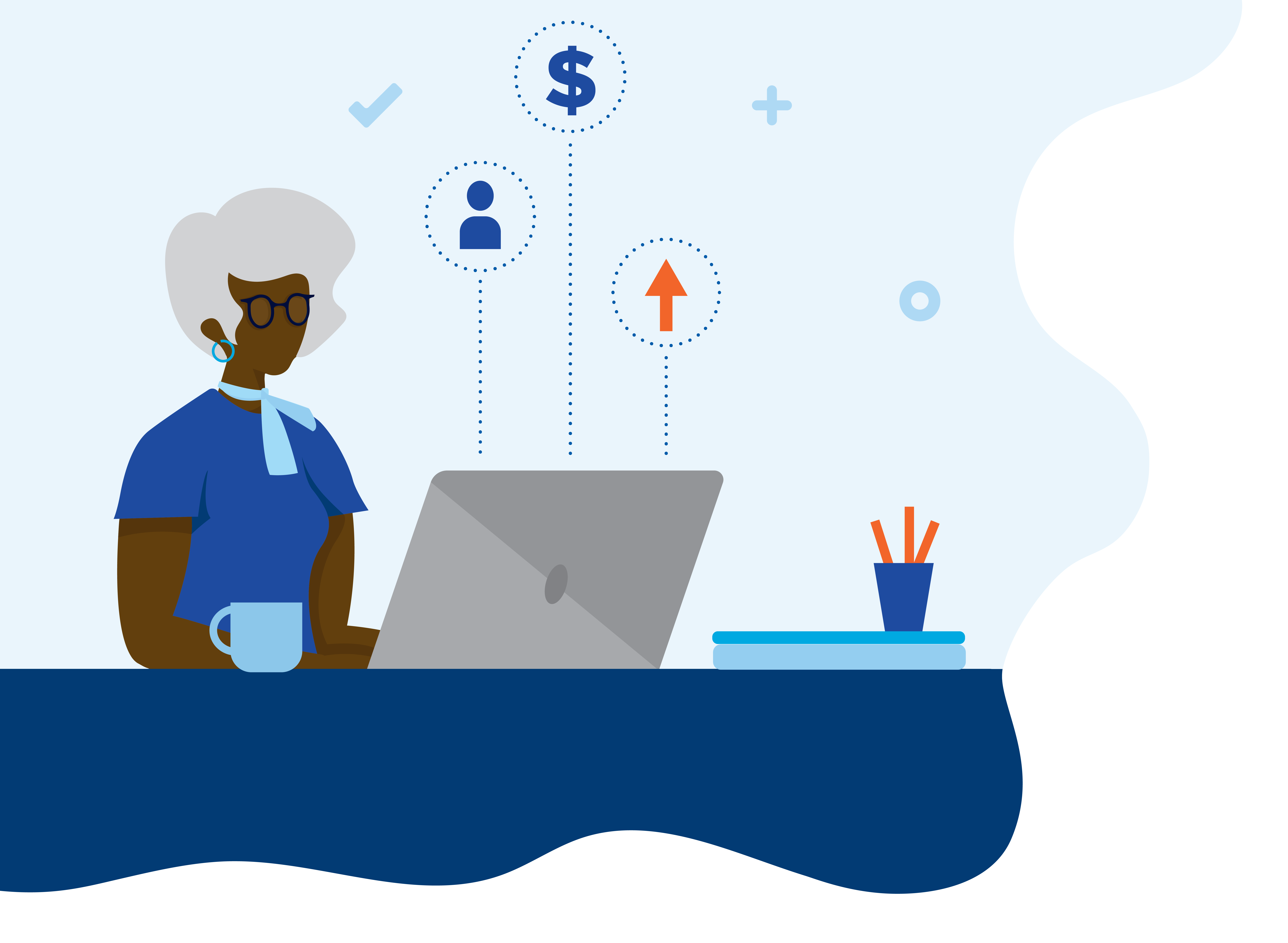Welcome Landing Page Illustration