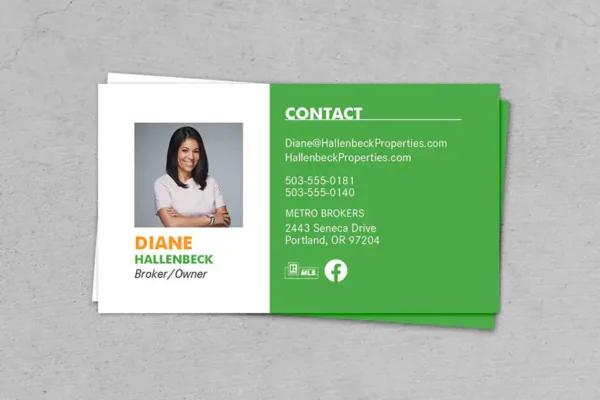 Metro Brokers Business Cards