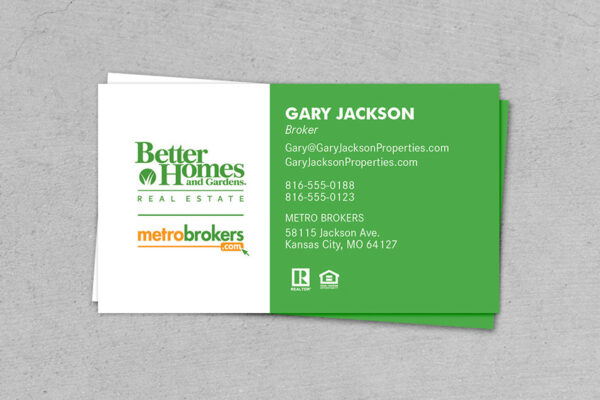 Metro Brokers Business Cards