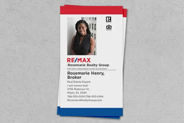 RE/MAX Business Cards