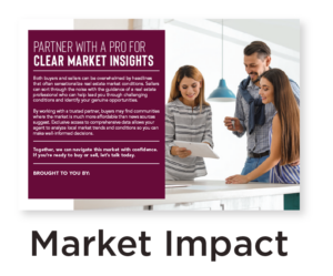 Sample postcard of market insights for market impact postcards