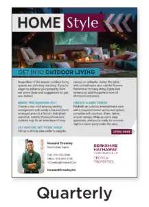 Sample of HomeStyle newsletter for Ninja Selling Program