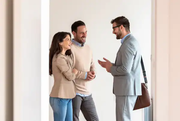 Real Estate Marketing | Agent with Couple