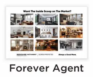 Sample postcard of Forever Agent series postcards