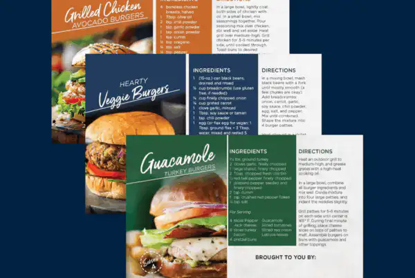Burger Recipe Cards | Free Resources Real Estate
