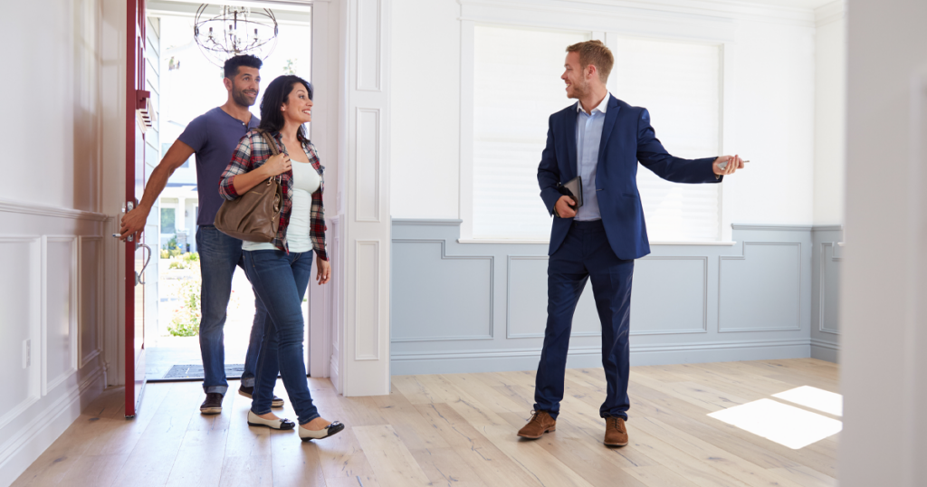 Real estate agent building trust with homeowners through consistent marketing